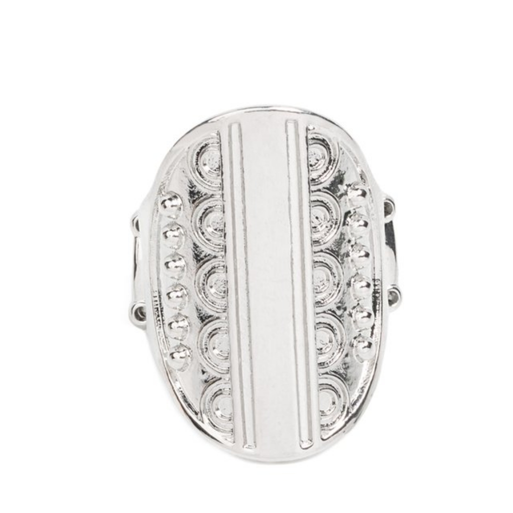 Teeming With Texture Silver Ring